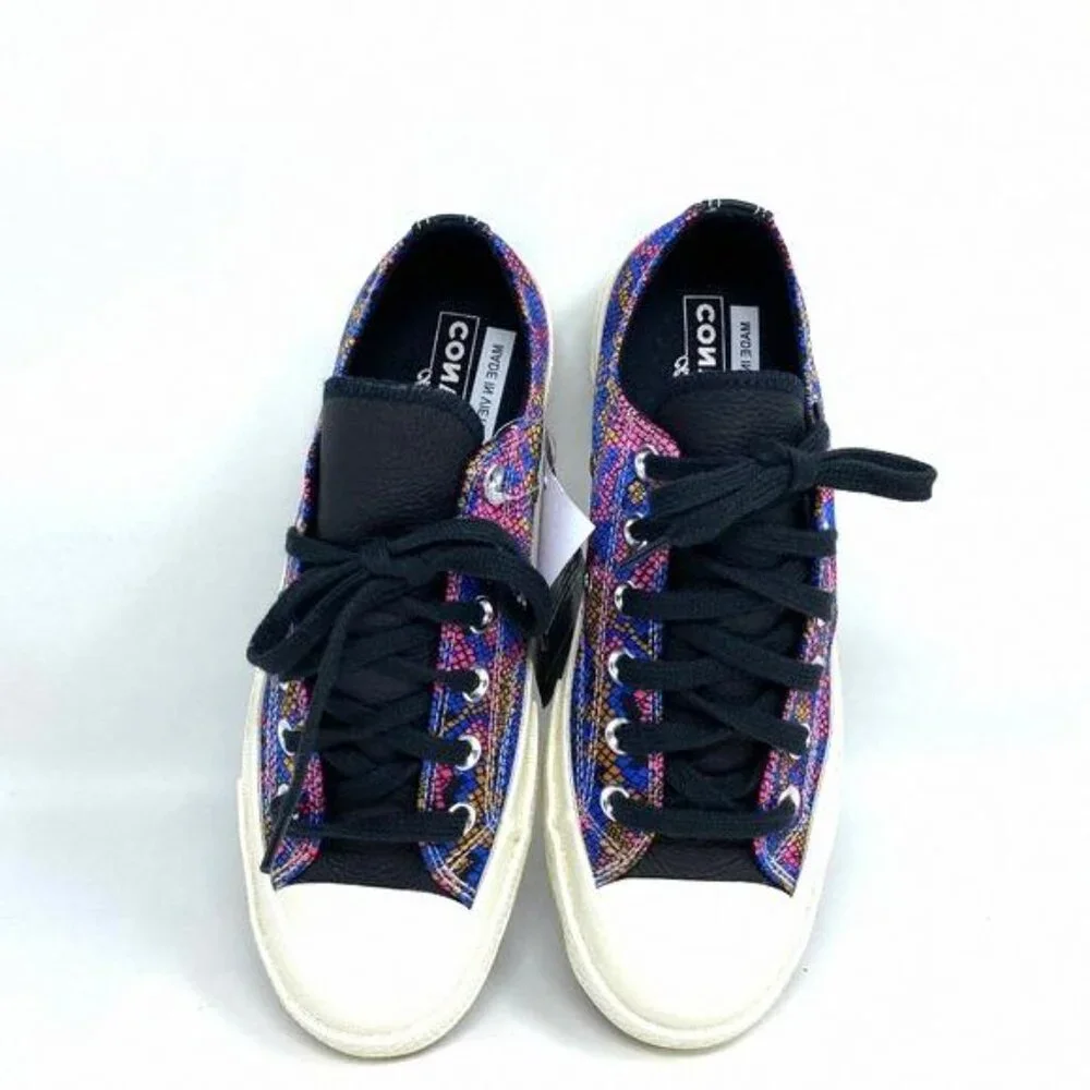 Converse CHUNK 70 OX Blue Pink Egret Canvas Low Top 570265C Size Women's Sneaker - Picture 9 of 12